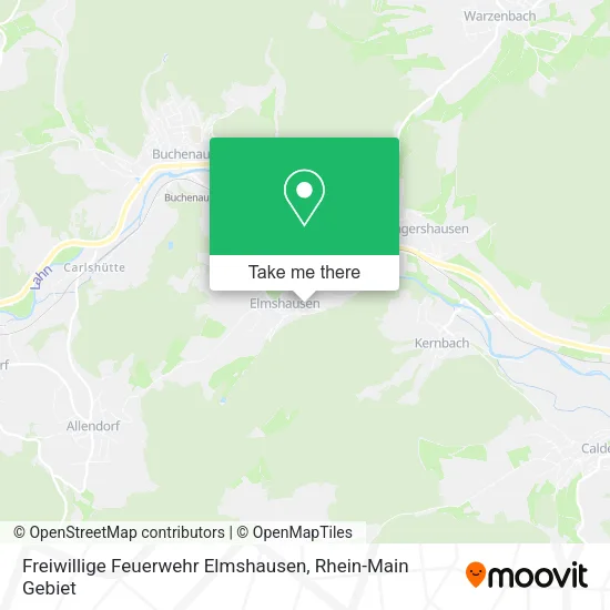 Карта Freiwillige Feuerwehr Elmshausen