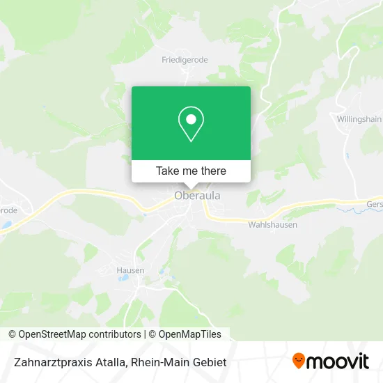 Карта Zahnarztpraxis Atalla