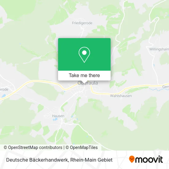 Карта Deutsche Bäckerhandwerk