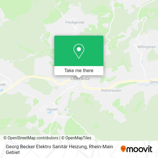 Карта Georg Becker Elektro Sanitär Heizung
