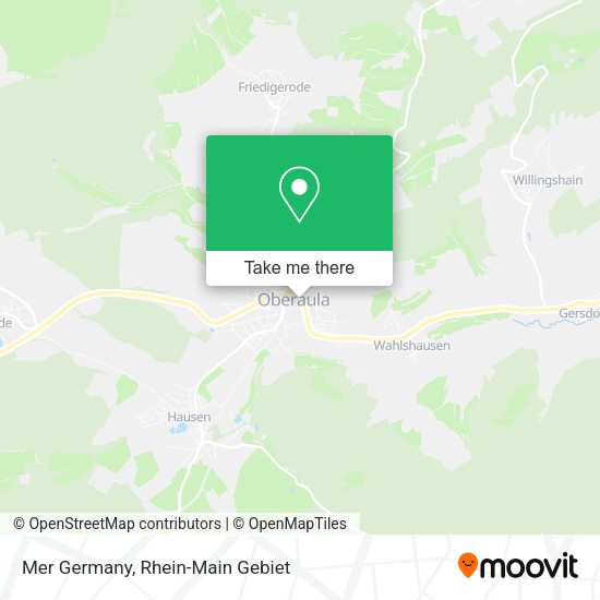 Карта Mer Germany