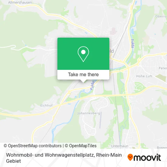 Карта Wohnmobil- und Wohnwagenstellplatz