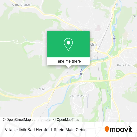 Карта Vitalisklinik Bad Hersfeld