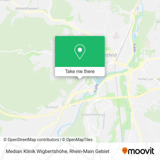 Карта Median Klinik Wigbertshöhe