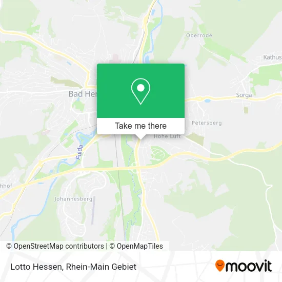 Карта Lotto Hessen