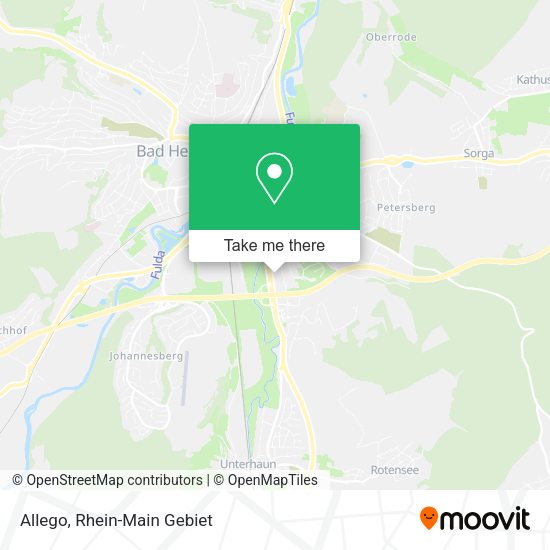 Карта Allego