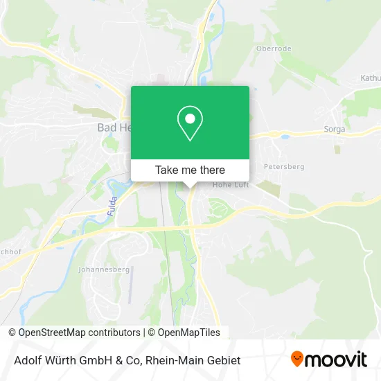Карта Adolf Würth GmbH & Co