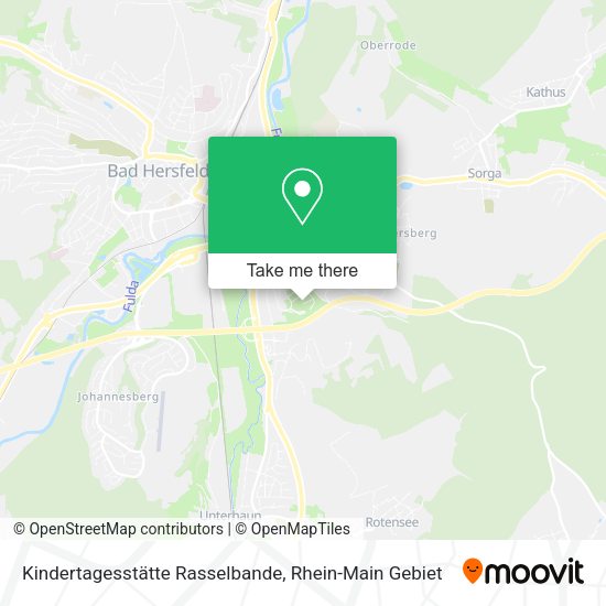 Карта Kindertagesstätte Rasselbande
