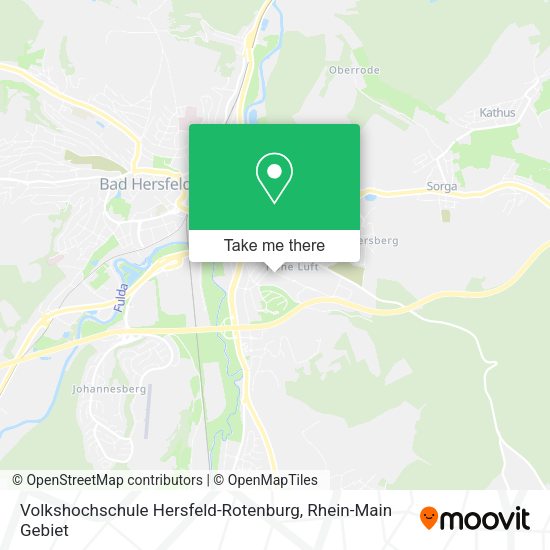 Карта Volkshochschule Hersfeld-Rotenburg