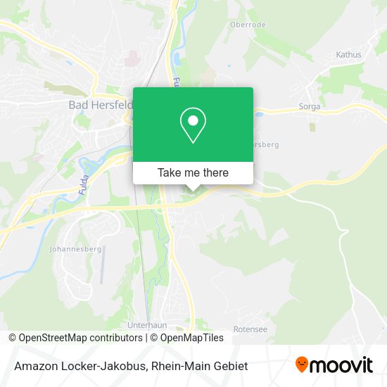 Карта Amazon Locker-Jakobus