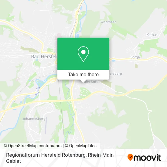 Карта Regionalforum Hersfeld Rotenburg