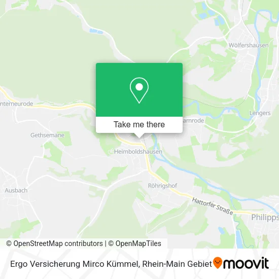 Карта Ergo Versicherung Mirco Kümmel
