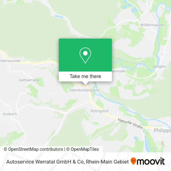 Карта Autoservice Werratal GmbH & Co