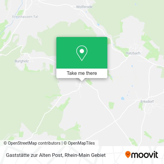 Карта Gaststätte zur Alten Post
