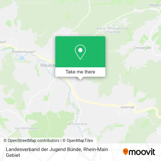 Карта Landesverband der Jugend Bünde
