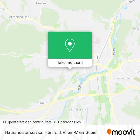 Карта Hausmeisterservice Hersfeld