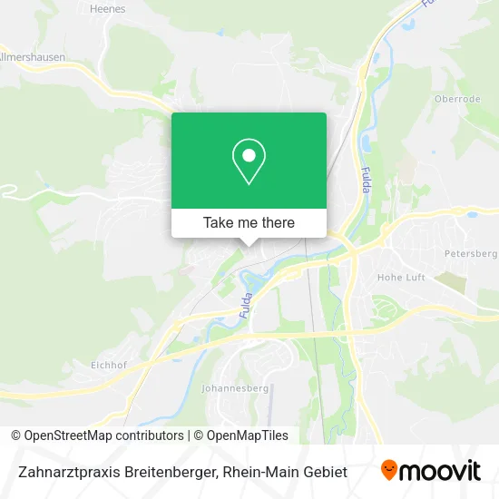 Карта Zahnarztpraxis Breitenberger
