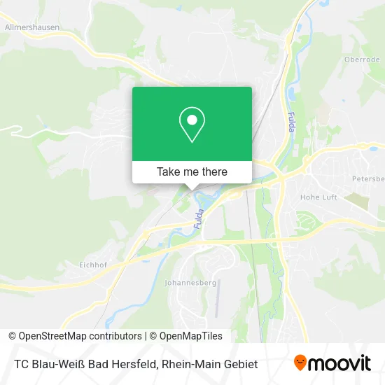 Карта TC Blau-Weiß Bad Hersfeld