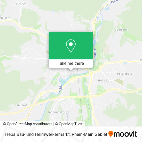 Карта Heba Bau- und Heimwerkermarkt