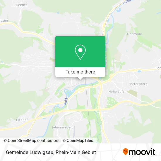 Карта Gemeinde Ludwigsau
