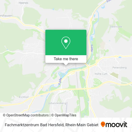 Карта Fachmarktzentrum Bad Hersfeld