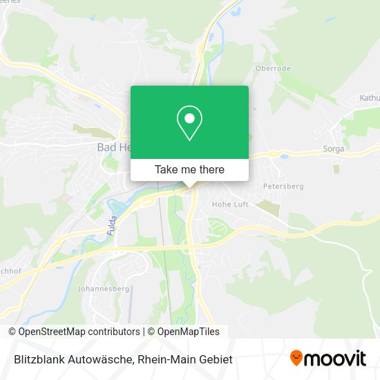 Карта Blitzblank Autowäsche