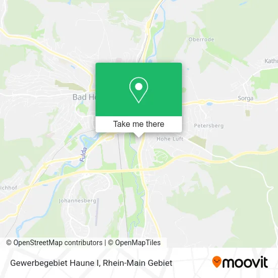 Карта Gewerbegebiet Haune I