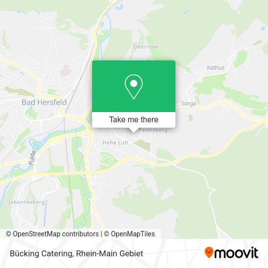 Карта Bücking Catering