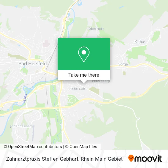 Карта Zahnarztpraxis Steffen Gebhart