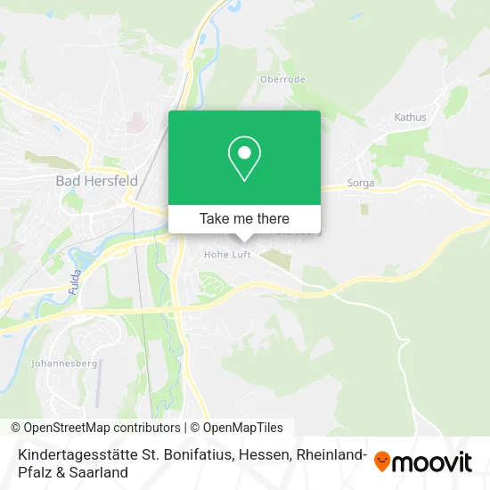 Карта Kindertagesstätte St. Bonifatius