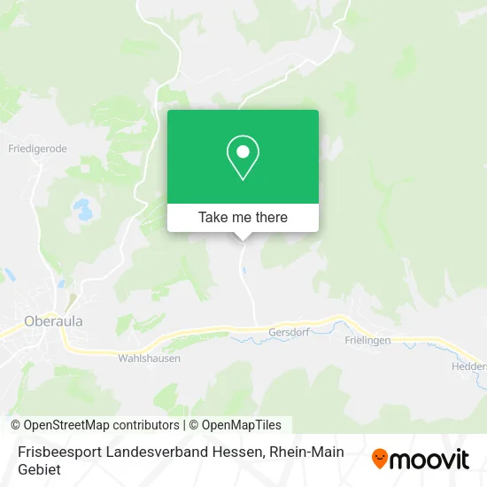 Карта Frisbeesport Landesverband Hessen