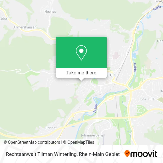 Карта Rechtsanwalt Tilman Winterling