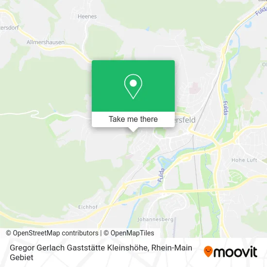 Карта Gregor Gerlach Gaststätte Kleinshöhe