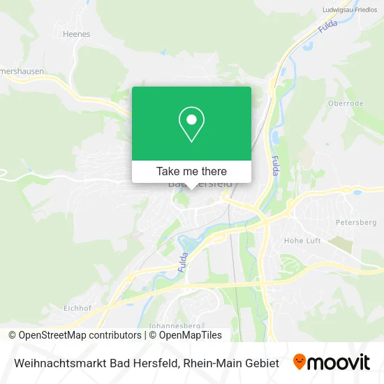 Карта Weihnachtsmarkt Bad Hersfeld