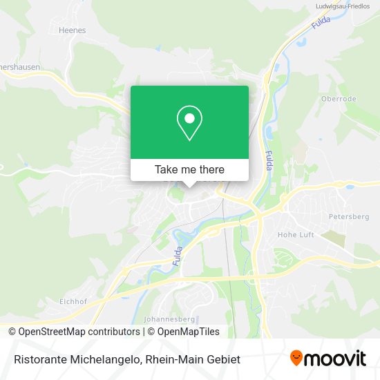 Карта Ristorante Michelangelo