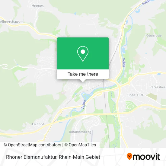 Карта Rhöner Eismanufaktur