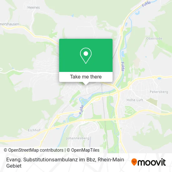 Карта Evang. Substitutionsambulanz im Bbz