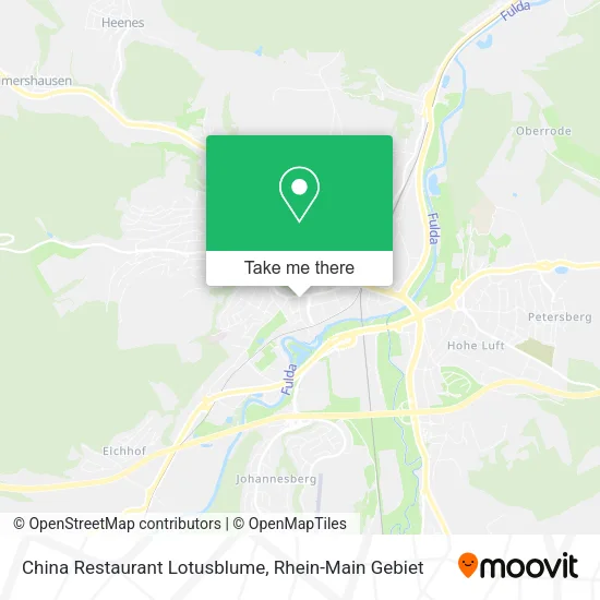Карта China Restaurant Lotusblume