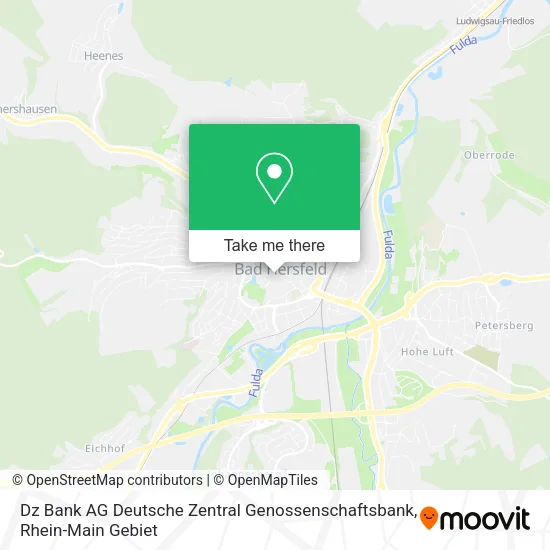 Карта Dz Bank AG Deutsche Zentral Genossenschaftsbank