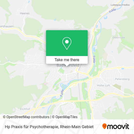 Карта Hp Praxis für Psychotherapie