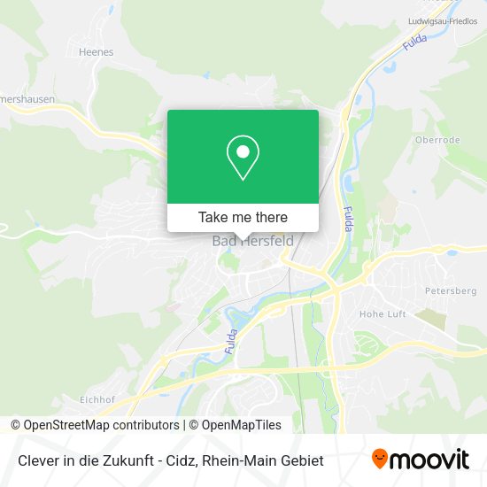 Карта Clever in die Zukunft - Cidz