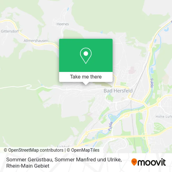 Карта Sommer Gerüstbau, Sommer Manfred und Ulrike