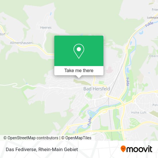 Карта Das Fediverse