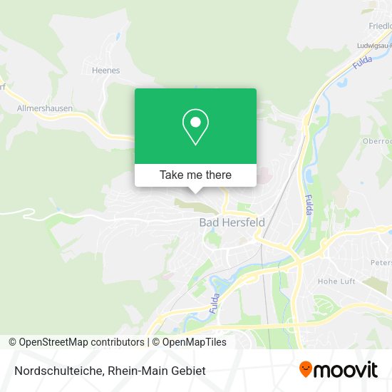Карта Nordschulteiche