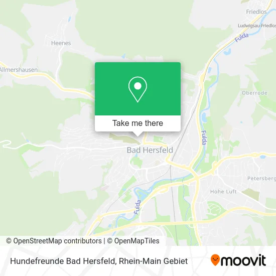 Карта Hundefreunde Bad Hersfeld
