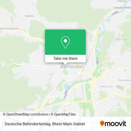 Карта Deutsche Behindertentag
