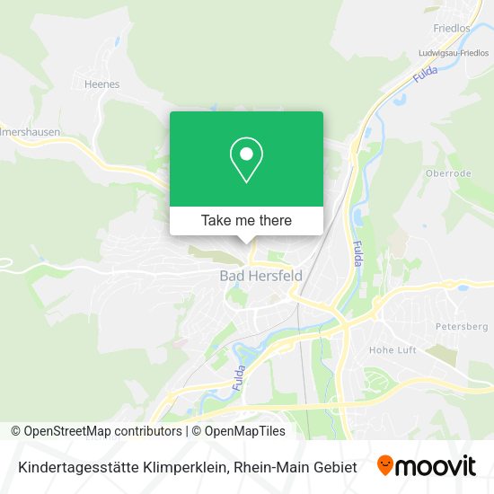 Карта Kindertagesstätte Klimperklein
