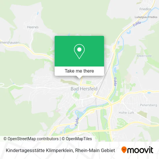 Карта Kindertagesstätte Klimperklein