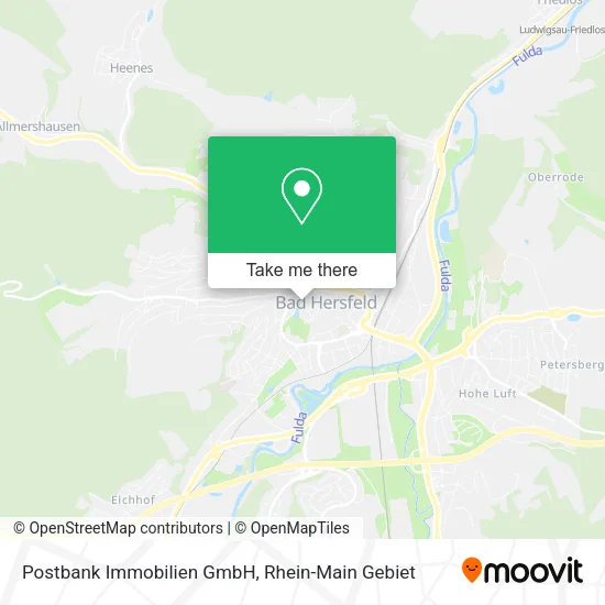 Карта Postbank Immobilien GmbH