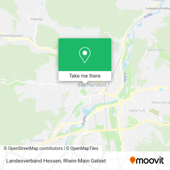 Карта Landesverband Hessen